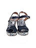 Chloé Blue Peep Toe Espadrille Wedge Size EU 40 - photo 2
