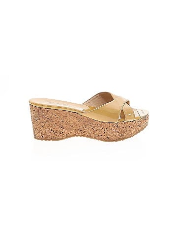 Jimmy Choo Patent Leather Wedges (view 1)