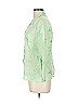 Carlisle 100% Linen Green 3/4 Sleeve Blouse Size 10 - photo 5