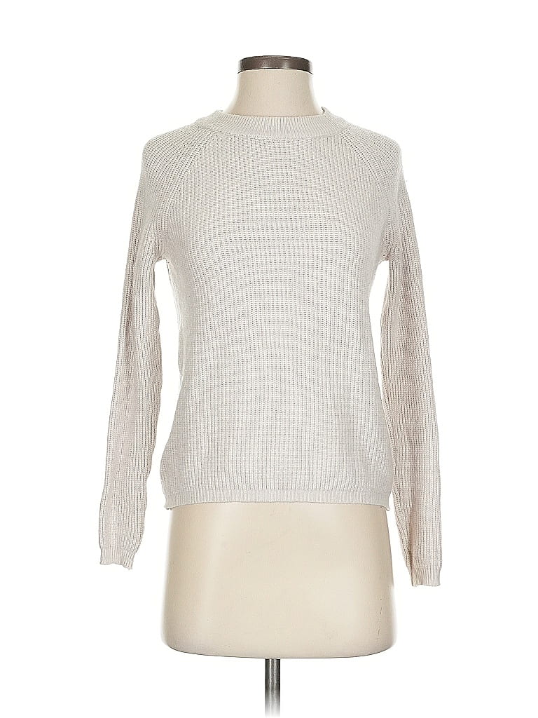 Pre-owned T Tahari Turtleneck Sweater In Silver