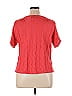 M Missoni Red Orange Short Sleeve Top Size XL - photo 2