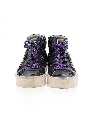 Golden Goose Leather Hi Slide Sneakers (view 2)
