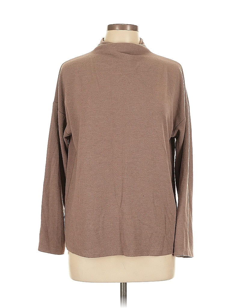 Pre-owned A New Day Turtleneck Sweater In Brown