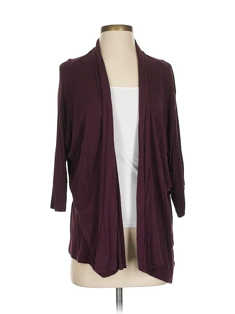 Pre-owned Mossimo Cardigan Sweater In Burgundy