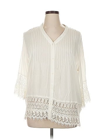 Adrienne Vittadini 3/4 Sleeve Blouse (view 1)