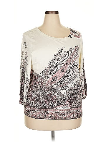 Talbots 3/4 Sleeve T-Shirt (view 1)