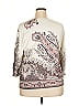 Talbots Paisley Ivory 3/4 Sleeve T-Shirt Size 2X - photo 2