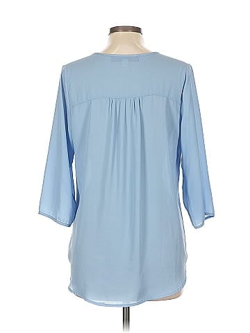 Blue Rain 3/4 Sleeve Blouse (view 2)