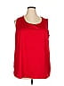 Catherines Red Sleeveless T-Shirt Size 2X - photo 1
