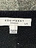 Equipment 100% Cashmere Stripes Black Cashmere Pullover Sweater Size L - photo 7