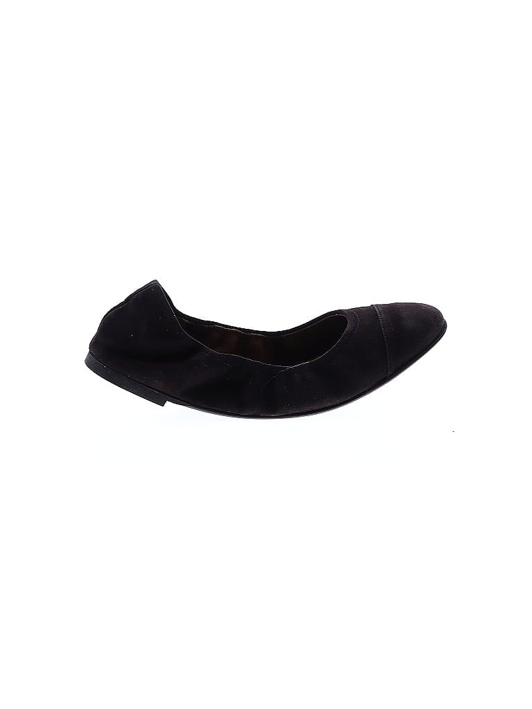AQUATALIA Solid Black Brown Flats Size 9 1/2 - photo 1