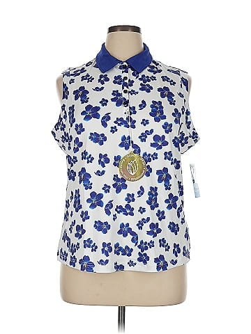 GGblue Short Sleeve Blouse (view 1)