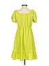 Derek Heart 100% Polyester Solid Green Casual Dress Size M - photo 2