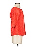 Tibi 100% Cotton Orange 3/4 Sleeve Blouse Size 2 - photo 4