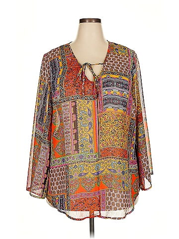 Liz Claiborne Long Sleeve Blouse (view 1)