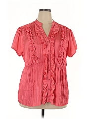 Lane Bryant Outlet Short Sleeve Blouse