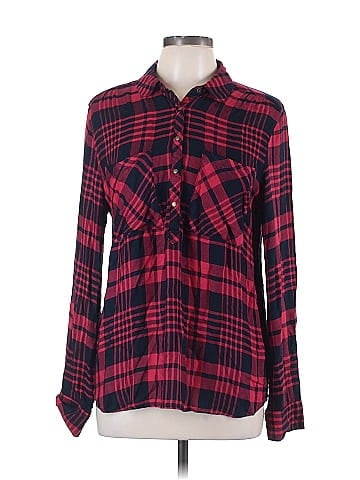 YMI Long Sleeve Button-Down Shirt (view 1)