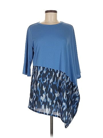 DG^2 by Diane Gilman 3/4 Sleeve Top (view 1)