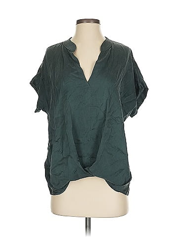 Amour Vert Short Sleeve Silk Top (view 1)