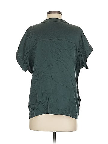 Amour Vert Short Sleeve Silk Top (view 2)