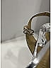Chloé 100% Leather Metallic Silver Vintage Heels Size EU 40 - photo 5