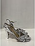 Chloé 100% Leather Metallic Silver Vintage Heels Size EU 40 - photo 10