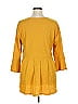 Style&Co 100% Cotton Yellow 3/4 Sleeve T-Shirt Size XL - photo 2