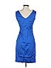 Donna Ricco 100% Polyester Blue Cocktail Dress Size 4 - photo 2