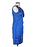 Donna Ricco 100% Polyester Blue Cocktail Dress Size 4 - photo 3