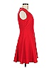 Calvin Klein Solid Red Cocktail Dress Size 6 - photo 4