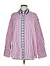 Stradivarius Stripes Pink Long Sleeve Blouse Size M - photo 1