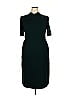Donna Morgan Solid Green Cocktail Dress Size 18 - photo 1