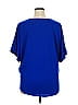 Umgee Blue Short Sleeve Top Size 1X - photo 2