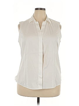 Foxcroft Sleeveless Button Down Shirt