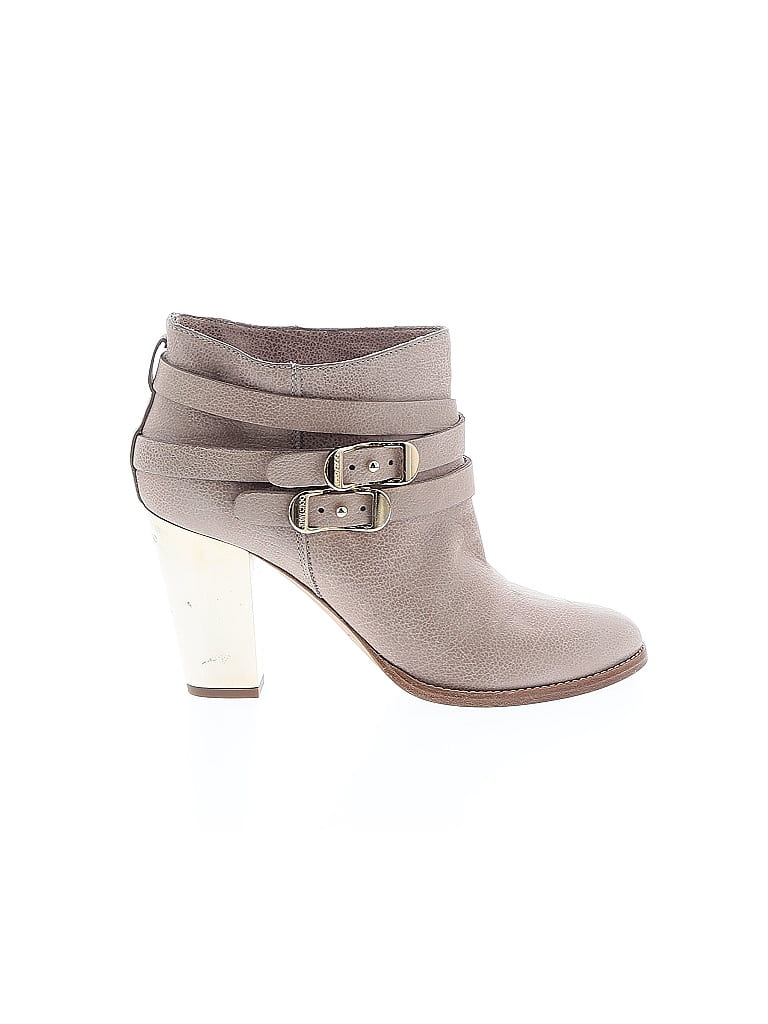 Jimmy Choo 100% Leather Gray Tan Ankle Boots Size EU 40 - photo 1