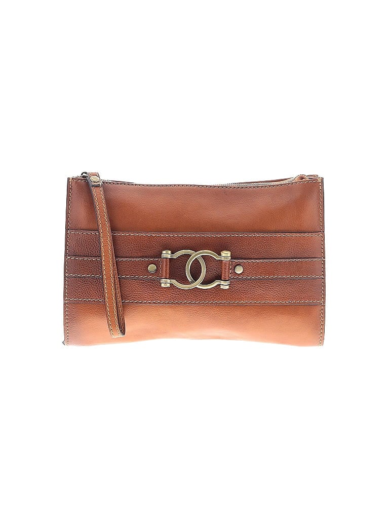 Pratesi 100% Leather Brown Leather Wristlet One size - photo 1