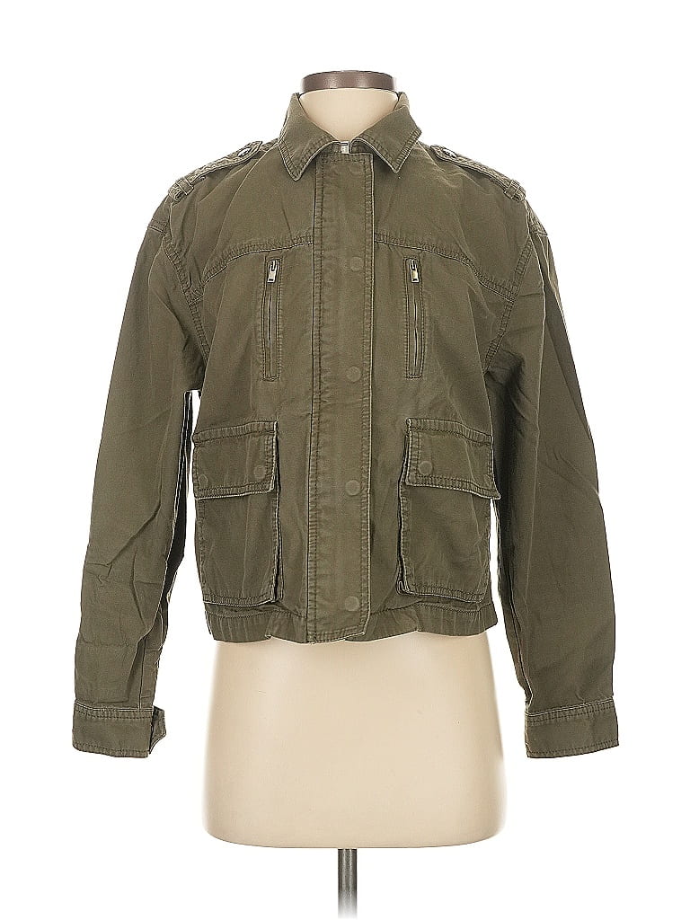 Pre-owned Banana Republic Jacket In Green