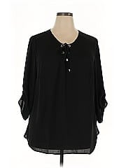 Jm Collection 3/4 Sleeve Blouse