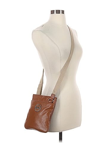 MICHAEL Michael Kors Leather Crossbody Bag (view 2)