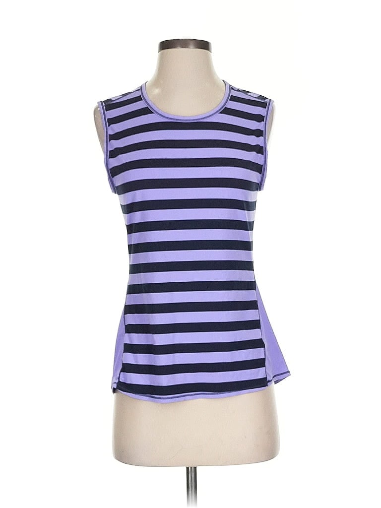 Pre-owned Athleta Sleeveless T-shirt In Purple