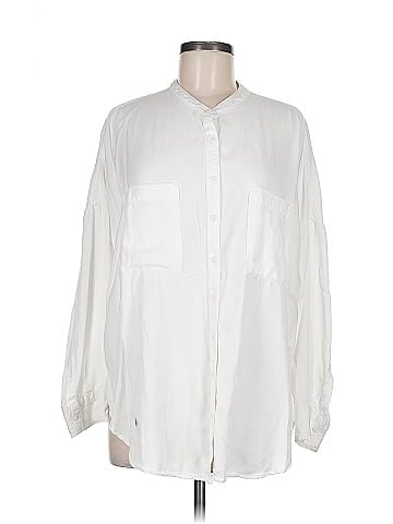 Lou & Grey for LOFT Long Sleeve Button-Down Shirt (view 1)
