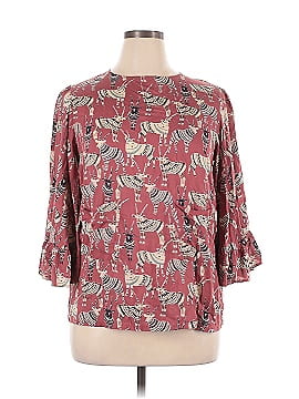 World Market 3/4 Sleeve Blouse