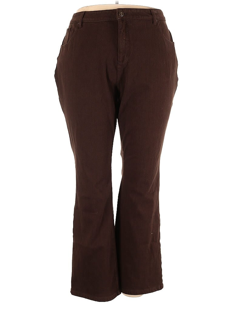 Belle By Kim Gravel Brown Jeans Size 28 waist - photo 1