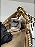 MCM 100% Leather Stars Gold Tan Satchel One size - photo 6