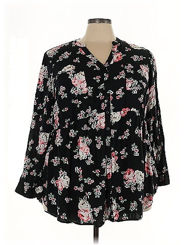 Torrid 3/4 Sleeve Blouse (view 1)