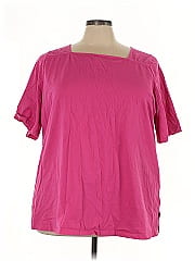 Woman Within Short Sleeve Blouse