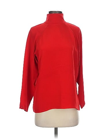 Emanuel Emanuel Ungaro Long Sleeve Silk Top (view 1)