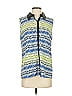 Evette & K 100% Polyester Blue Sleeveless Blouse Size S - photo 1