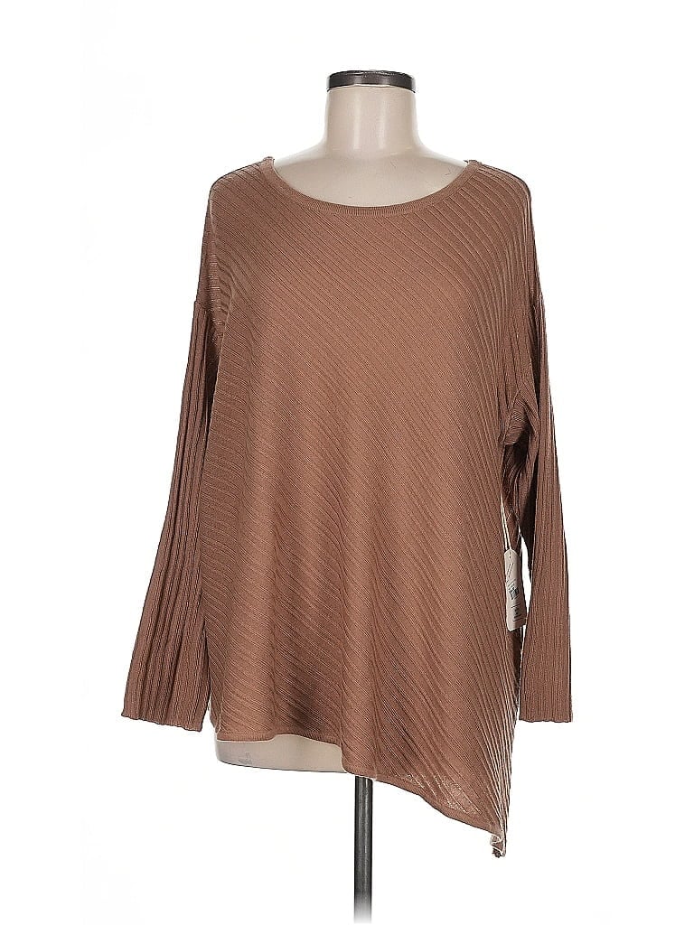 Pre-owned Kerisma Long Sleeve Blouse In Brown