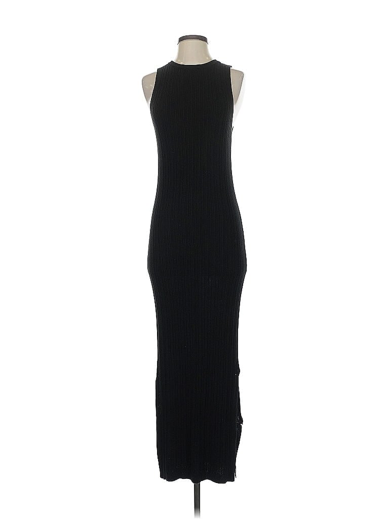 Pre-owned Mng Casual Dress In Black